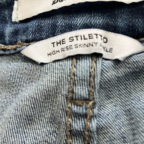 Sam Edelman High Rise Skinny Ankle Jeans Size 30 - Picture 5 of 10